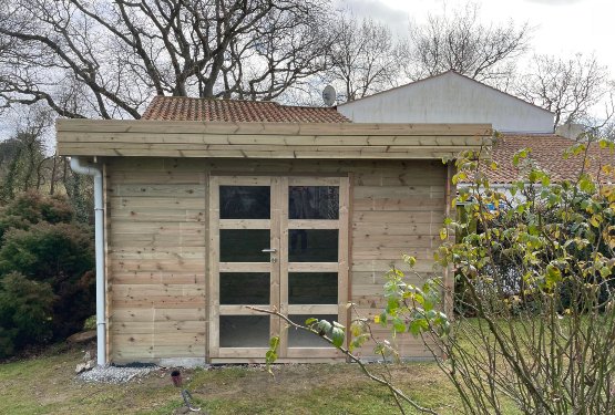 Abri de jardin en bois Toit Terrasse